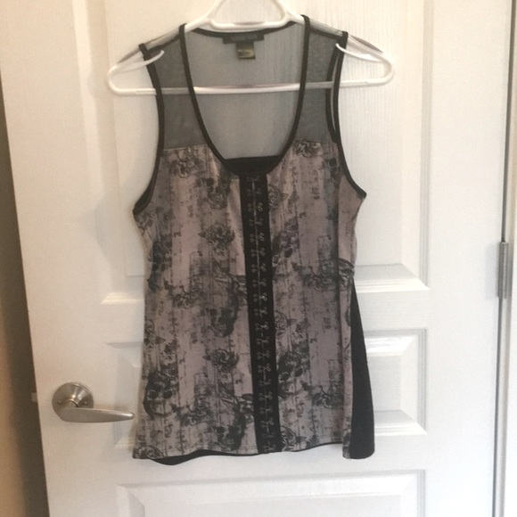 Skulls and Roses Tank Top - Midnight Hour - Picture 1 of 4